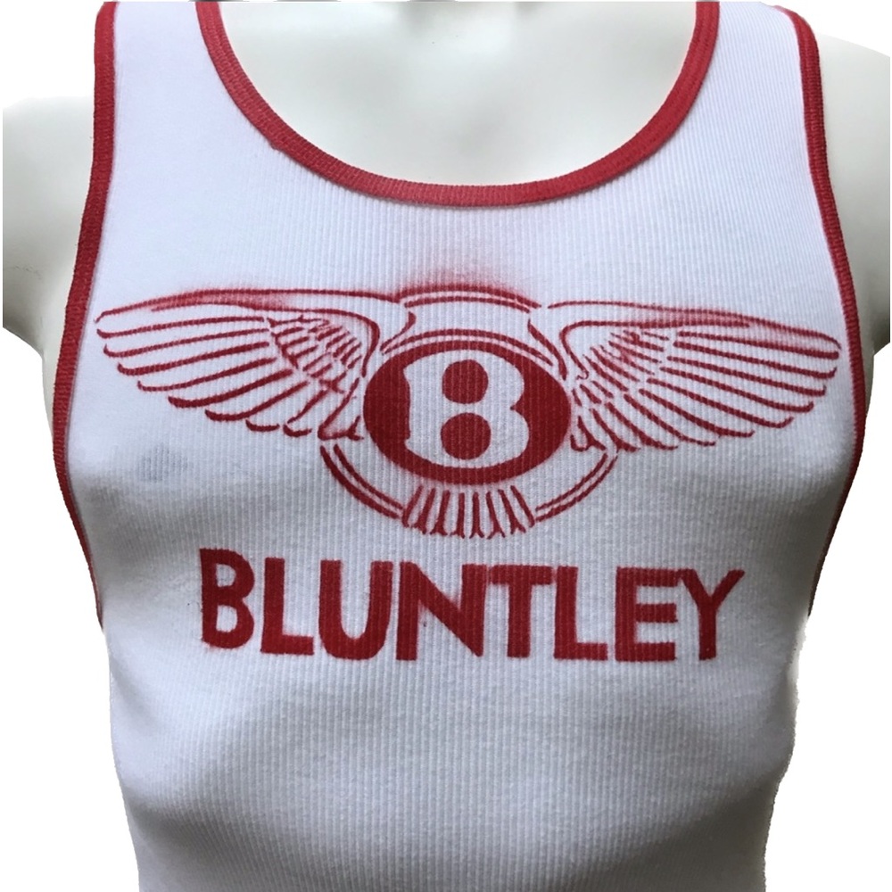 BLUNTLEY I’d rather be Rollin Hip Hop funny graffiti urban Blunt tank top XL